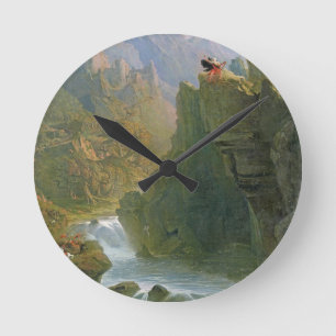 The Bard, c.1817 (oil on canvas) Runde Wanduhr