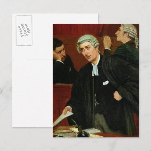The Barrister Postkarte (Vorne/Hinten)