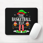 The Basketball Elf Bball Xmas Basketball Christmas Mousepad (Mit Mouse)