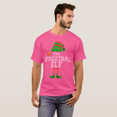 The Basketball Elf Group Matching Family Christmas T-Shirt (Vorne ganz)