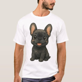 The Bat-Eared Philosopher: Classic French Bulldog T-Shirt