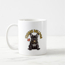 The "Bat-Eared" Philosopher: French Bulldog Kaffeetasse