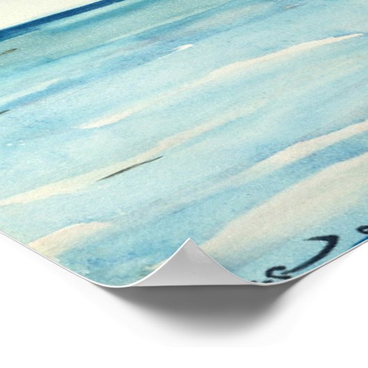 The Bather, 1899 Poster (Ecke)