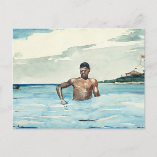 The Bather, 1899 Postkarte (Vorderseite)