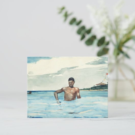 The Bather, 1899 Postkarte (Stehend Vorderseite)