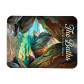 The Baths Britische Jungferninseln Magnet (Horizontal)