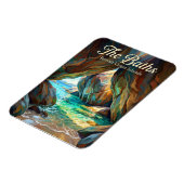 The Baths Britische Jungferninseln Magnet (Linke Seite)
