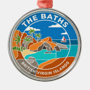 The Baths Britische Jungferninseln Ornament Aus Metall