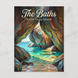 The Baths Britische Jungferninseln Postkarte