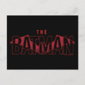 The Batman Bat Overlaid Logo Postkarte (Vorderseite)