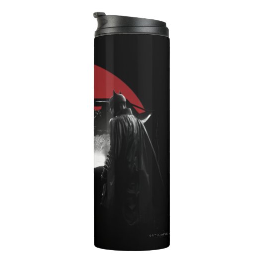 The Batman & Batmobile Graphic Thermosbecher (Nach rechts gedreht)