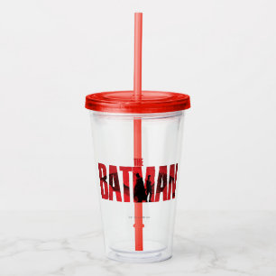 The Batman & Catwoman Logo Acryltrinkbecher