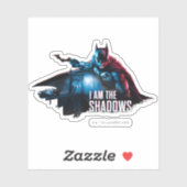 The Batman Character Graphic - Ich bin die Schatte Aufkleber (Blatt)