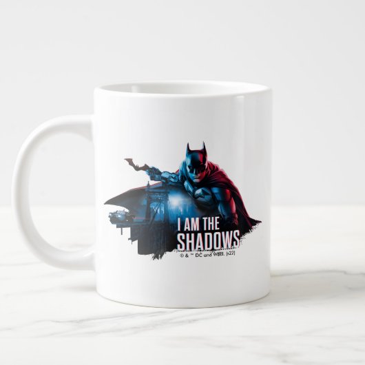 The Batman Character Graphic - Ich bin die Schatte Jumbo-Tasse (Links)