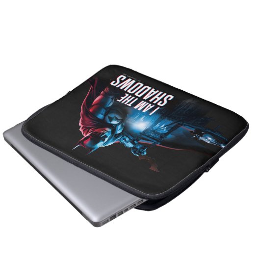 The Batman Character Graphic - Ich bin die Schatte Laptopschutzhülle (Vorne Knopf)