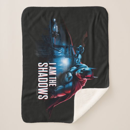 The Batman Character Graphic - Ich bin die Schatte Sherpadecke (Vorderseite)
