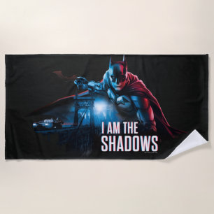 The Batman Character Graphic - Ich bin die Schatte Strandtuch