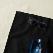 The Batman Character Graphic - Ich bin die Schatte Strandtuch (Beispiel)