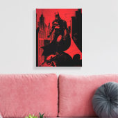 The Batman Comic Book Illustration Leinwanddruck (Insitu (Wohnzimmer))