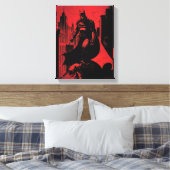 The Batman Comic Book Illustration Leinwanddruck (Insitu (Schlafzimmer))