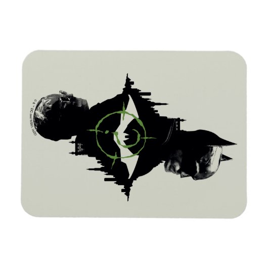 The Batman & The Riddler Dual Character Graphic Magnet (Horizontal)