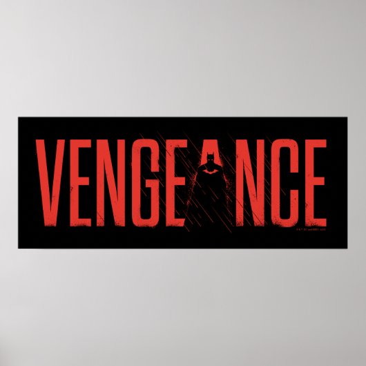 The Batman Vengeance Silhouette Poster (Vorne)