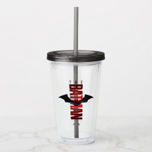 The Batman Vertical Logo Acryltrinkbecher