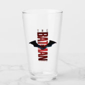 The Batman Vertical Logo Glas (Vorderseite)