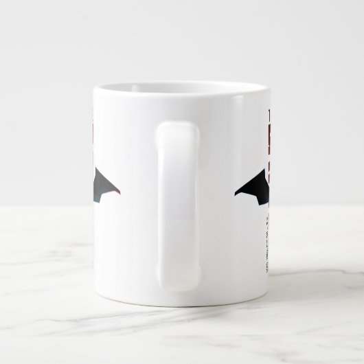 The Batman Vertical Logo Jumbo-Tasse (Rückseite)