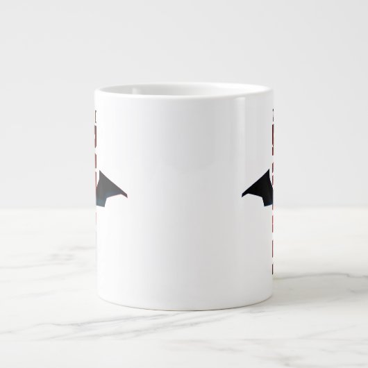 The Batman Vertical Logo Jumbo-Tasse (Vorderseite)