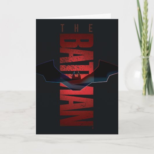 The Batman Vertical Logo Karte (Vorderseite)