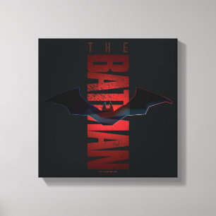 The Batman Vertical Logo Leinwanddruck