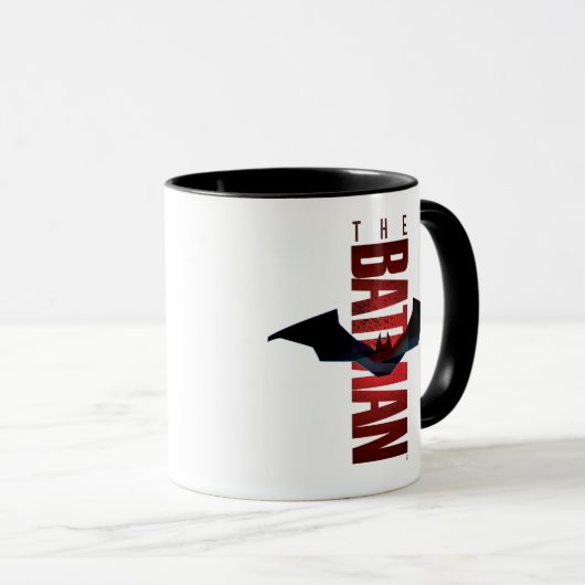 The Batman Vertical Logo Tasse (VorderseiteRechts)