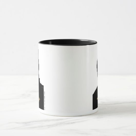 The Batman With Golden Bat Symbol Tasse (Zentrum)