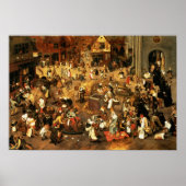 The Battle between Carnival and Lent Poster (Vorne)