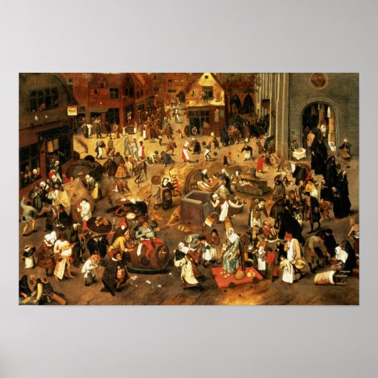 The Battle between Carnival and Lent Poster (Vorne)
