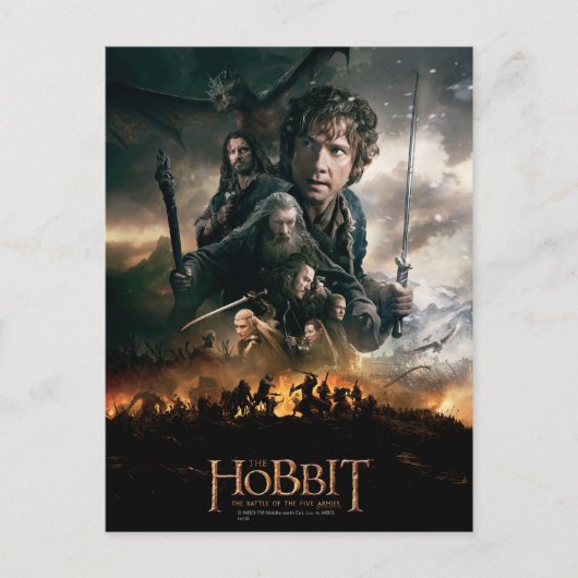 THE BATTLE OF FIVE ARMIES™ War Postkarte (Vorderseite)