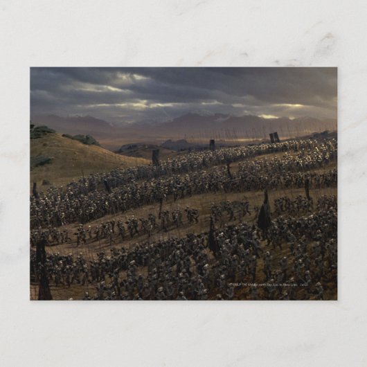 The Battle of the Pelennor Fields Postkarte (Vorderseite)