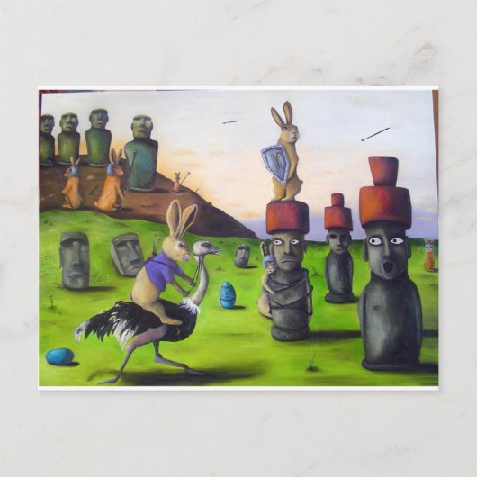 The_Battle_over_Easter_Island[1] Postkarte (Vorderseite)