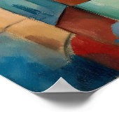 The Bay of Marseille  Reinterpretation Masterpiece Poster (Ecke)