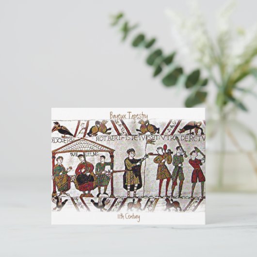 The Bayeux Tapestry a6 - Postcard Postkarte (Stehend Vorderseite)