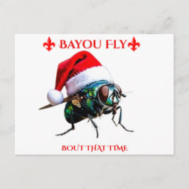 The Bayou Fly says Happy Holidays  Postkarte