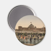 The Beach and Kursaal, Scheveningen, Niederlande Magnet (Vorderseite/Rückseite)