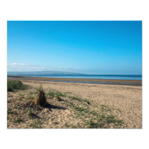 The Beach at Troon Scotland Postcard Poster Foto