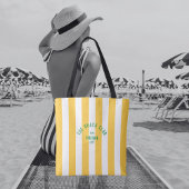 The Beach Club Wappen OY Cabana Stripe Tasche