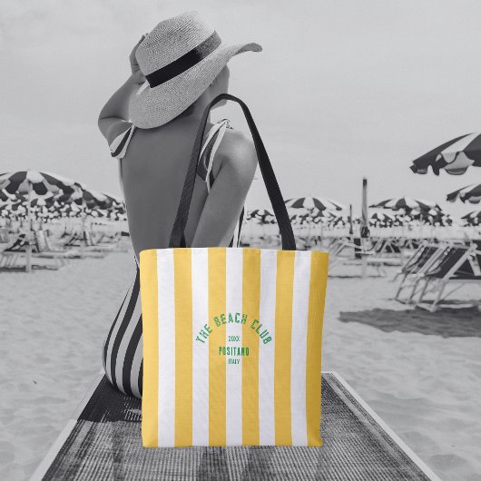 The Beach Club Wappen OY Cabana Stripe Tasche
