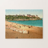 The Beach Dinard France Puzzle (Horizontal)