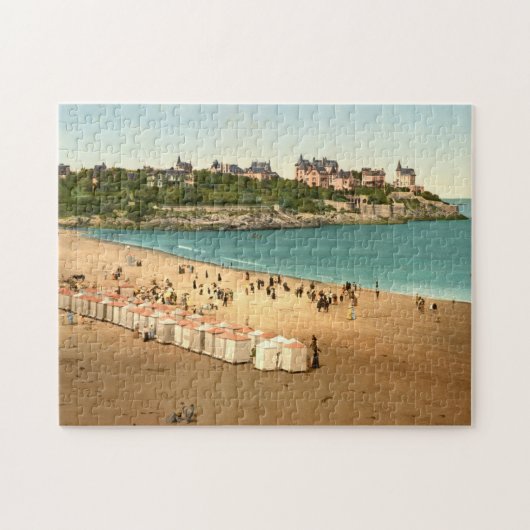 The Beach Dinard France Puzzle (Horizontal)