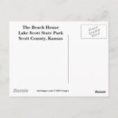 The Beach House-Lake Scott Staat Park Postkarte (Rückseite)