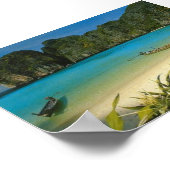 "The Beach" Thailand Poster (Ecke)
